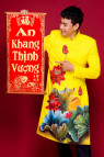 ÁO DÀI NAM LUÔN KHĂN ĐÓNG 178 (CÔNG +VẢI)