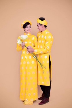 ÁO DÀI CƯỚI 553 (CÔNG+VẢI)