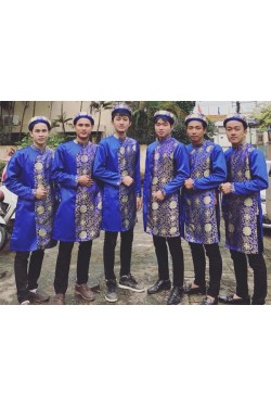 MẪU ÁO DÀI PHỤ RỄ 004 + KHĂN ĐÓNG
