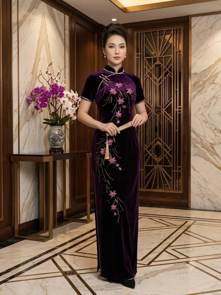 Mẫu áo dài mới 16