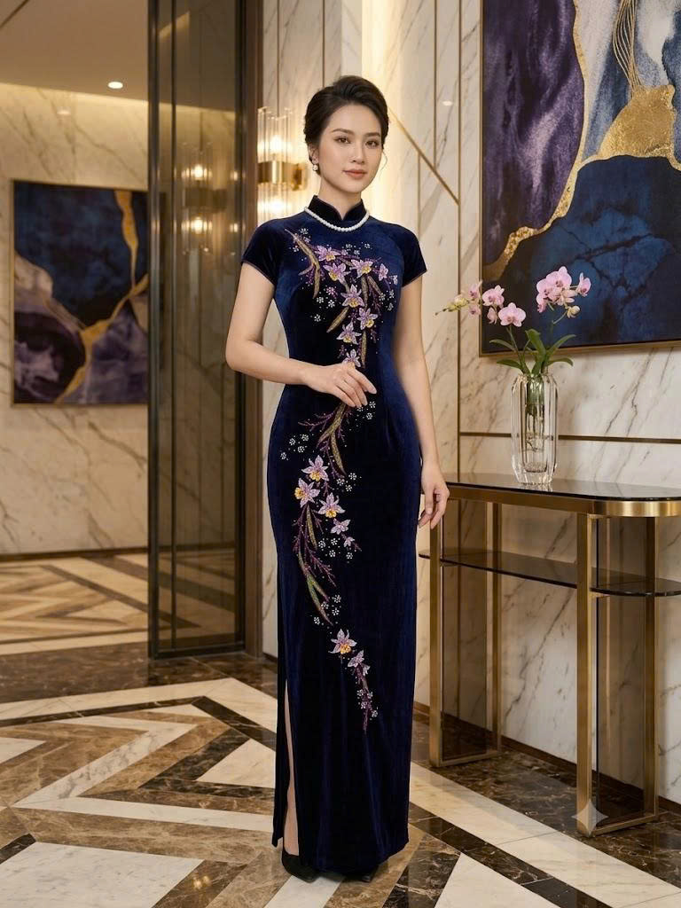 Mẫu áo dài mới 15