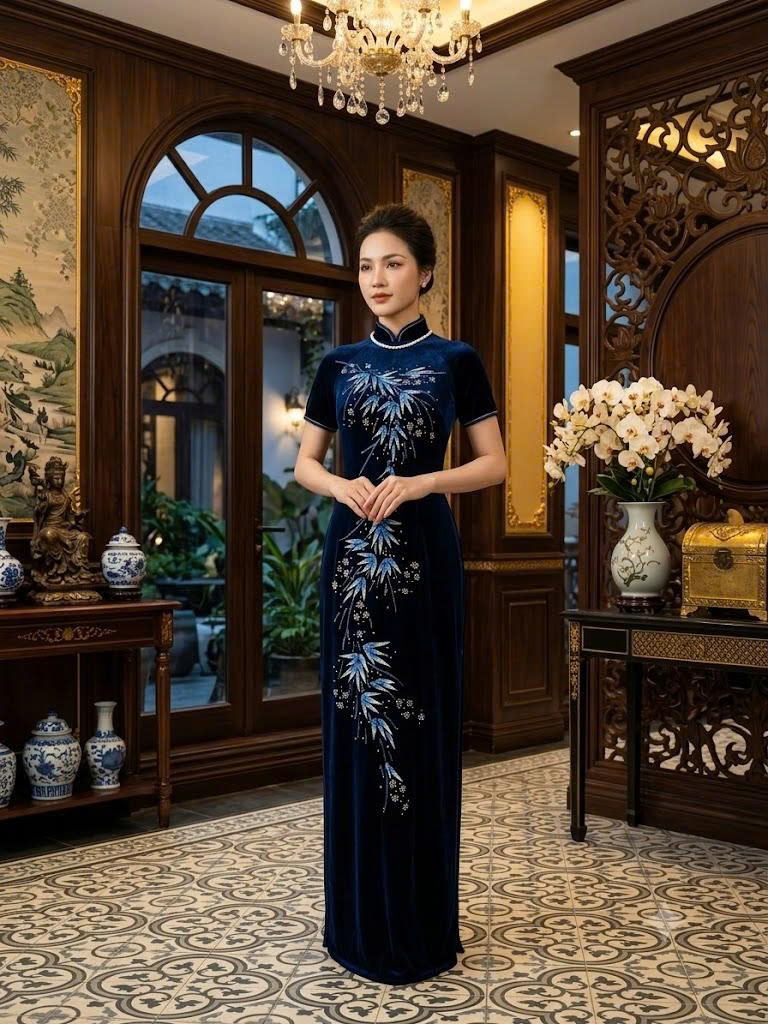 Mẫu áo dài mới 18